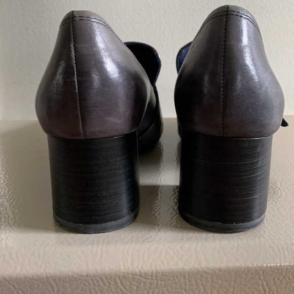 TAMARIS Loafers 2 in Heel Navy Blue Size 37 (6.5/7) - Picture 4 of 13